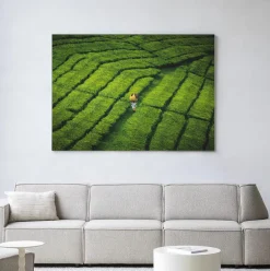 New Urban Cotton Wandkleed Tote Pengalengan in maat en frame naar keuze