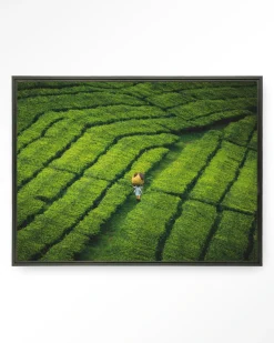 New Urban Cotton Wandkleed Tote Pengalengan in maat en frame naar keuze