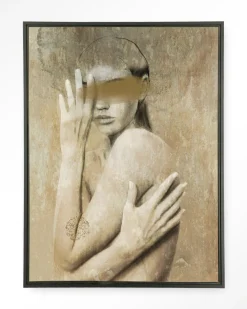 Clearance Urban Cotton Wandkleed Touching Me in maat en frame naar keuze