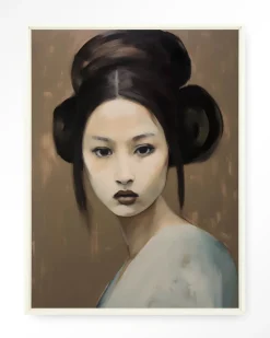 Clearance Urban Cotton Wandkleed Tsuru in maat en frame naar keuze