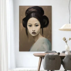 Clearance Urban Cotton Wandkleed Tsuru in maat en frame naar keuze