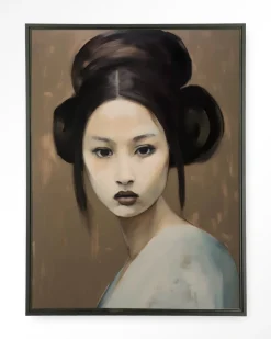 Clearance Urban Cotton Wandkleed Tsuru in maat en frame naar keuze