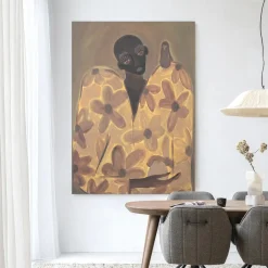 Sale Urban Cotton Wandkleed Twins in maat en frame naar keuze