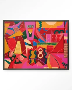 Best Urban Cotton Wandkleed Una Noche De Jazz in maat en frame naar keuze