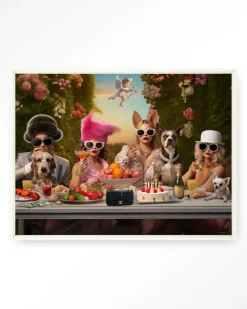 Sale Urban Cotton Wandkleed Uptown Table in maat en frame naar keuze