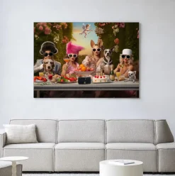 Sale Urban Cotton Wandkleed Uptown Table in maat en frame naar keuze