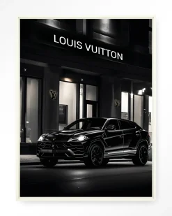 Urban Cotton Wandkleed Urus LV in maat en frame naar keuze