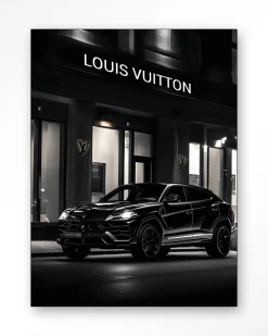 Urban Cotton Wandkleed Urus LV in maat en frame naar keuze