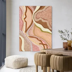 New Urban Cotton Wandkleed Vague in maat en frame naar keuze