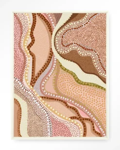 New Urban Cotton Wandkleed Vague in maat en frame naar keuze