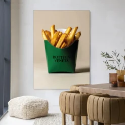 Best Urban Cotton Wandkleed Veneta Fries in maat en frame naar keuze