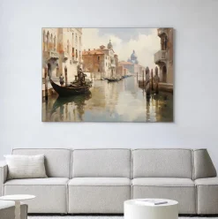 Sale Urban Cotton Wandkleed Venice in maat en frame naar keuze