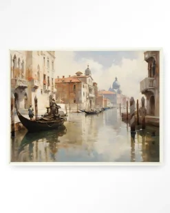 Sale Urban Cotton Wandkleed Venice in maat en frame naar keuze