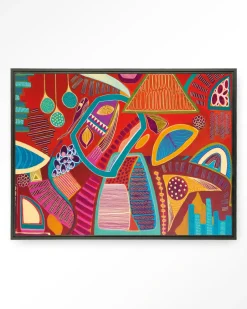 Outlet Urban Cotton Wandkleed Vida Marina in maat en frame naar keuze