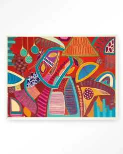 Outlet Urban Cotton Wandkleed Vida Marina in maat en frame naar keuze