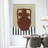 Sale Urban Cotton Wandkleed Vivid Vase 10 in maat en frame naar keuze
