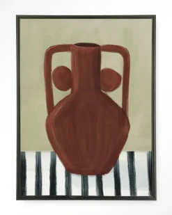 Sale Urban Cotton Wandkleed Vivid Vase 10 in maat en frame naar keuze