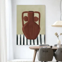 Sale Urban Cotton Wandkleed Vivid Vase 10 in maat en frame naar keuze