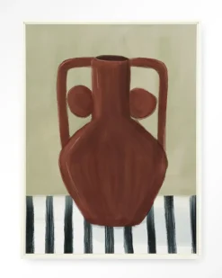 Sale Urban Cotton Wandkleed Vivid Vase 10 in maat en frame naar keuze