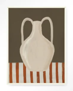 Best Urban Cotton Wandkleed Vivid Vase 06 in maat en frame naar keuze