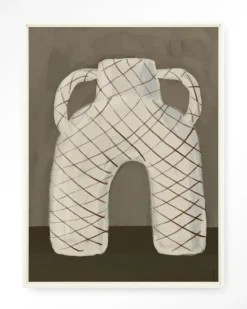 Outlet Urban Cotton Wandkleed Vivid Vase 05 in maat en frame naar keuze