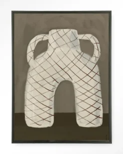 Outlet Urban Cotton Wandkleed Vivid Vase 05 in maat en frame naar keuze