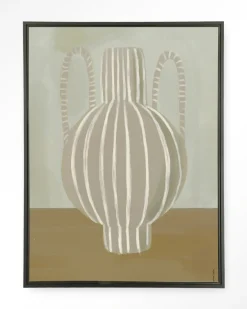 Discount Urban Cotton Wandkleed Vivid Vase 04 in maat en frame naar keuze