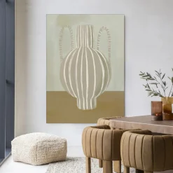Discount Urban Cotton Wandkleed Vivid Vase 04 in maat en frame naar keuze