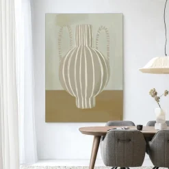 Discount Urban Cotton Wandkleed Vivid Vase 04 in maat en frame naar keuze