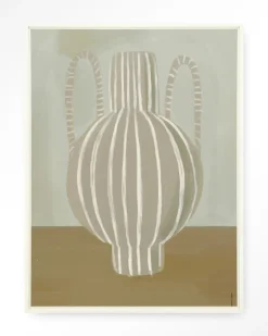 Discount Urban Cotton Wandkleed Vivid Vase 04 in maat en frame naar keuze