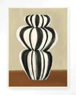 Hot Urban Cotton Wandkleed Vivid Vase 03 in maat en frame naar keuze