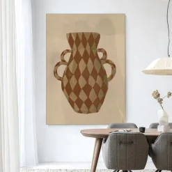 Hot Urban Cotton Wandkleed Vivid Vase 08 in maat en frame naar keuze