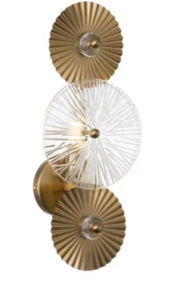 New Richmond Interiors Wandlamp Aidan 45cm, kleur Brushed gold