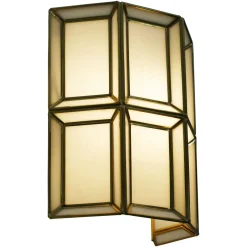 Discount Richmond Interiors Wandlamp Amara kleur Brass Antique Antique Brass