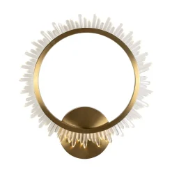 Outlet Richmond Interiors Wandlamp Beau, kleur Brushed gold