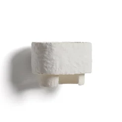 Online Kave Home Wandlamp Bedala Papier-maché Wit