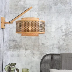 Best GOOD&MOJO Wandlamp Bhutan 50cm, Bamboe Naturel