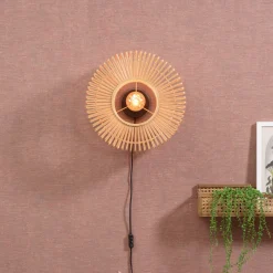 Clearance GOOD&MOJO Wandlamp Bromo Bamboe