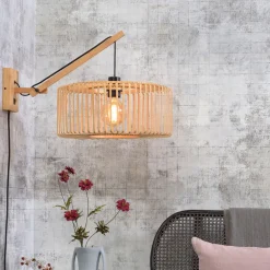 Online GOOD&MOJO Wandlamp Bromo 40cm, Bamboe Naturel