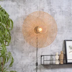 GOOD&MOJO Wandlamp Cango 60cm, Bamboe