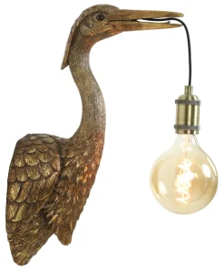 Light & Living Wandlamp Crane Antiek brons
