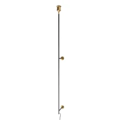 Outlet Rivièra Maison Wandlamp Hoxton 135cm Zwart