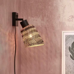 New GOOD&MOJO Wandlamp Java Bamboe