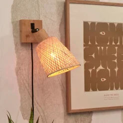 New GOOD&MOJO Wandlamp Java Bamboe
