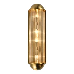 Outlet Richmond Interiors Wandlamp Leeza 80cm, kleur Brushed gold