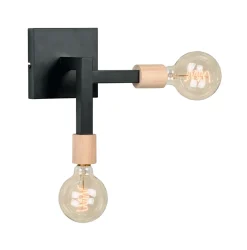 Discount LABEL51 Wandlamp Loco, Metaal, kleur Zwart