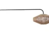 Online Light & Living Wandlamp Lyra kleur Naturel/Mat Zwart