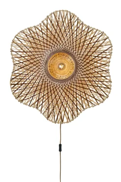Discount GOOD&MOJO Wandlamp Madura Bamboe, kleur Naturel/Bruin