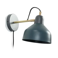 Sale Kave Home Wandlamp Olimpia kleur Petrolblauw Donkerblauw