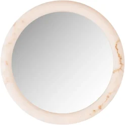 Sale Richmond Interiors Wandlamp Oravelle Met spiegel, Faux Alabaster Wit